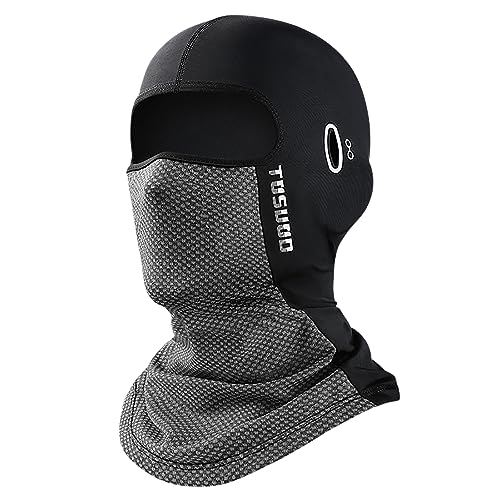 capa rosto verão, Tampa cabeça verão, Coberturas faciais balaclava refrescantes com aba para ciclism