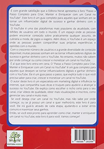 PASSO A PASSO COMPLETO PARA CRIAR, MANTER E ENRIQUECER COM UM CANAL NO YOUTUBE