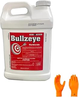 Bullzeye Herbicide 41% Glyphosate – 2.5 Gallon | Premium USA Supply Gloves for Safe Eradication | USA Supply Pest ID Card