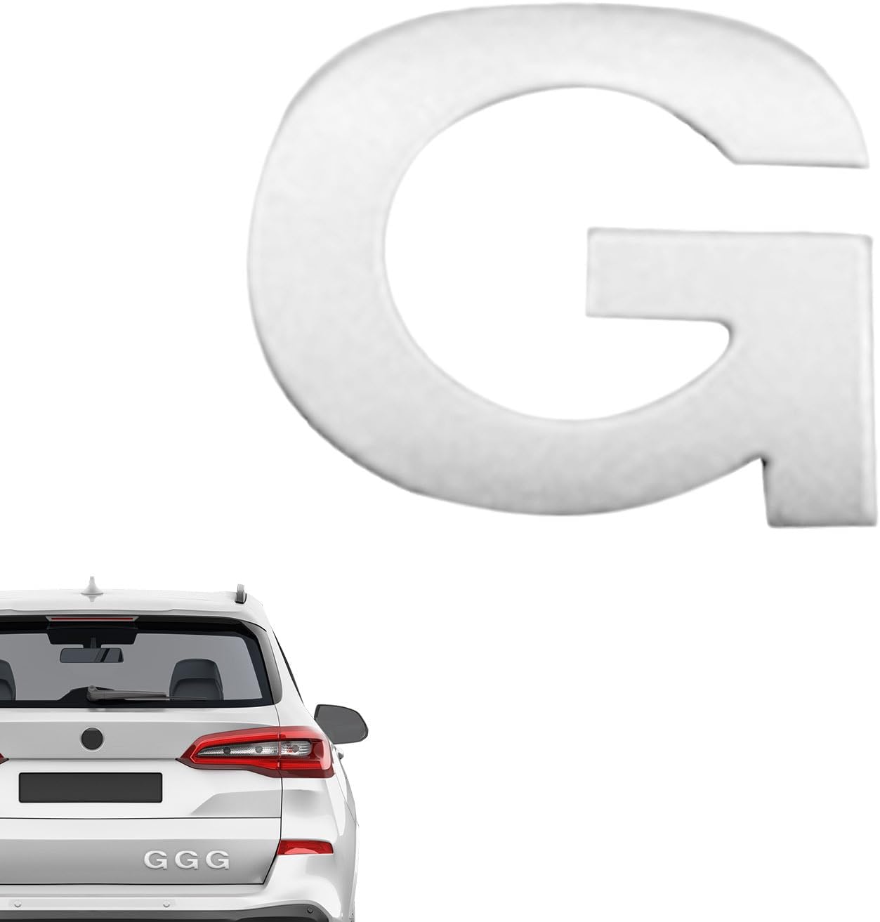 Adhesive Letter Stickers - Automotive Decals Waterproof Car Bumper Stickers - Car 3D Design Alphabet Sturdy for Auto Vehicles