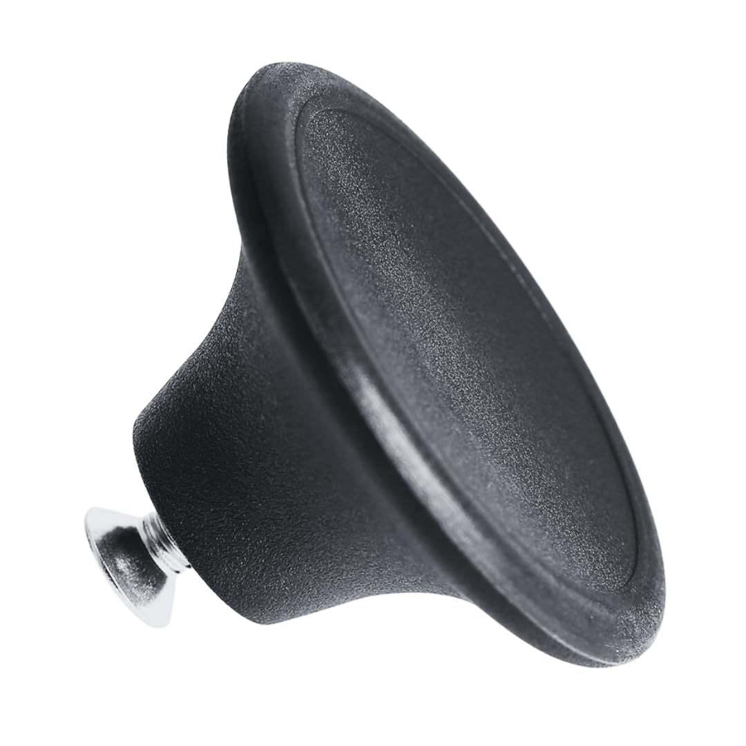 FIND A SPARE Black Large Handle Lid Knob 5.5CM / 55MM Replacement for Le Creuset Pots | Casserole | Saucepan | Dish Circular Handgrip Kitchen Cookware