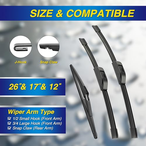5 PLUS Silicone Wiper Blades for Nissan