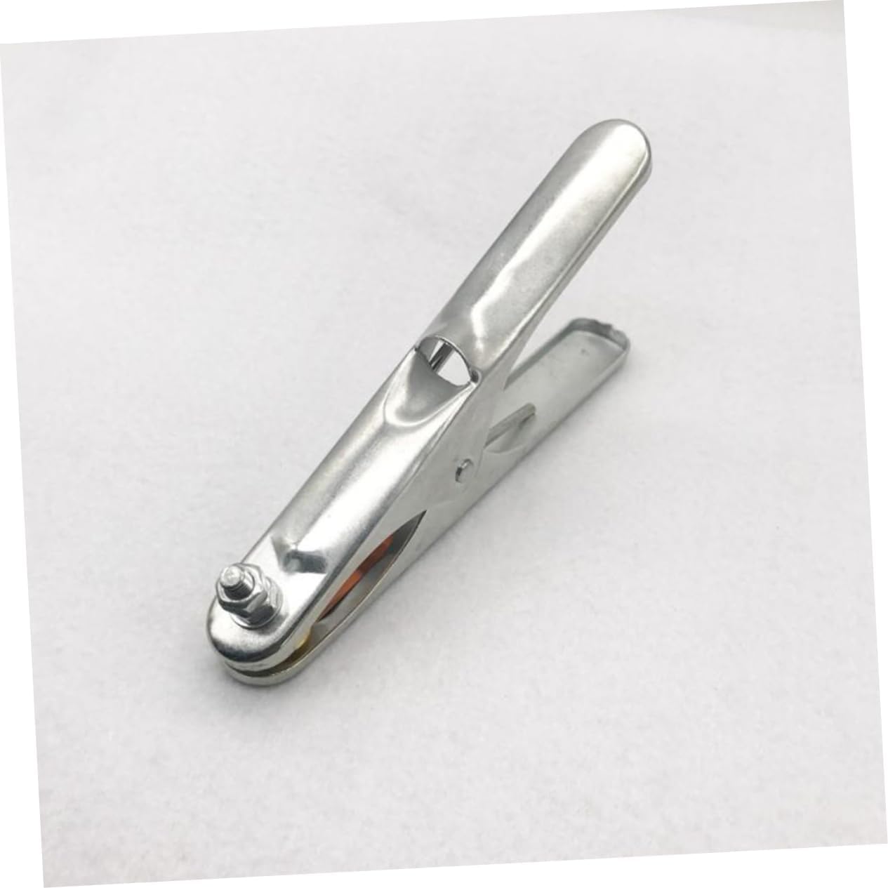 200A Ground Clip Welding Clamp Accessory for Reliable Grounding | Silver Tool, Copper and Galvanized Iron Construction, Simple Design, Easy Installation for Welding Work