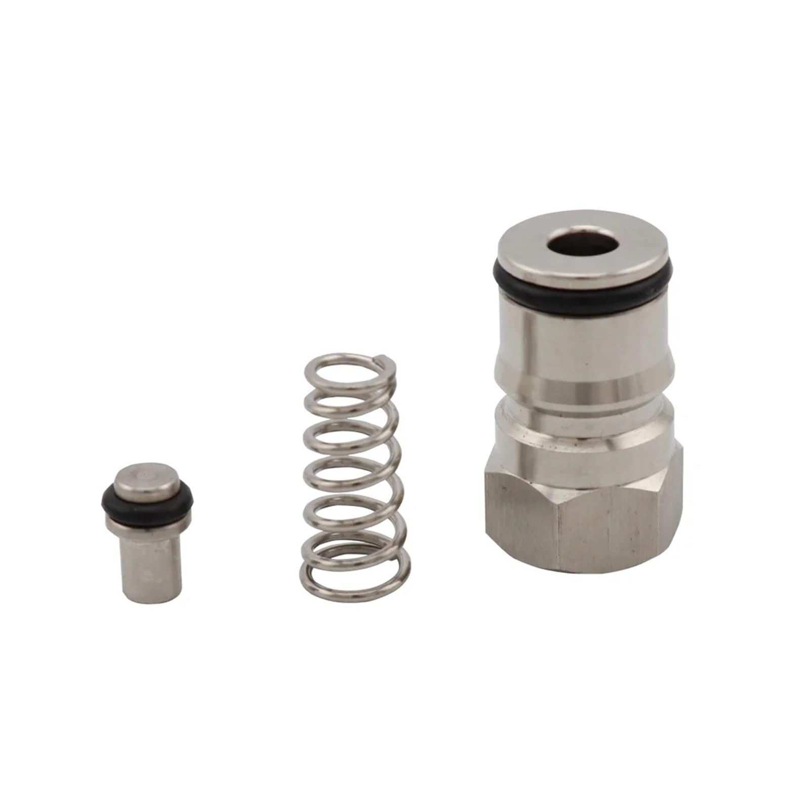 Bierfass-Kugelverschluss-Set (Kugelverschlussbolzen & Ventilkegel) – Edelstahl 304 & lebensmittelechter Gummi – 19/32"-18 & 9/16"-18, 1 Stück(19 32-g)
