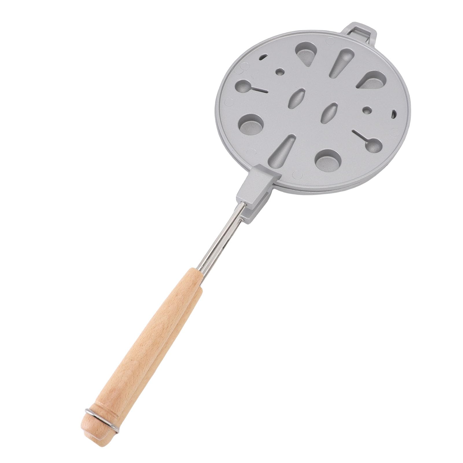 GTHTUHFD Tnfeeon Walnut Cookie Mold Maker, Nonstick Aluminum Alloy With 12 Cavity Design For Baking Nut-Shaped Cookies, Pies, And More,Silver