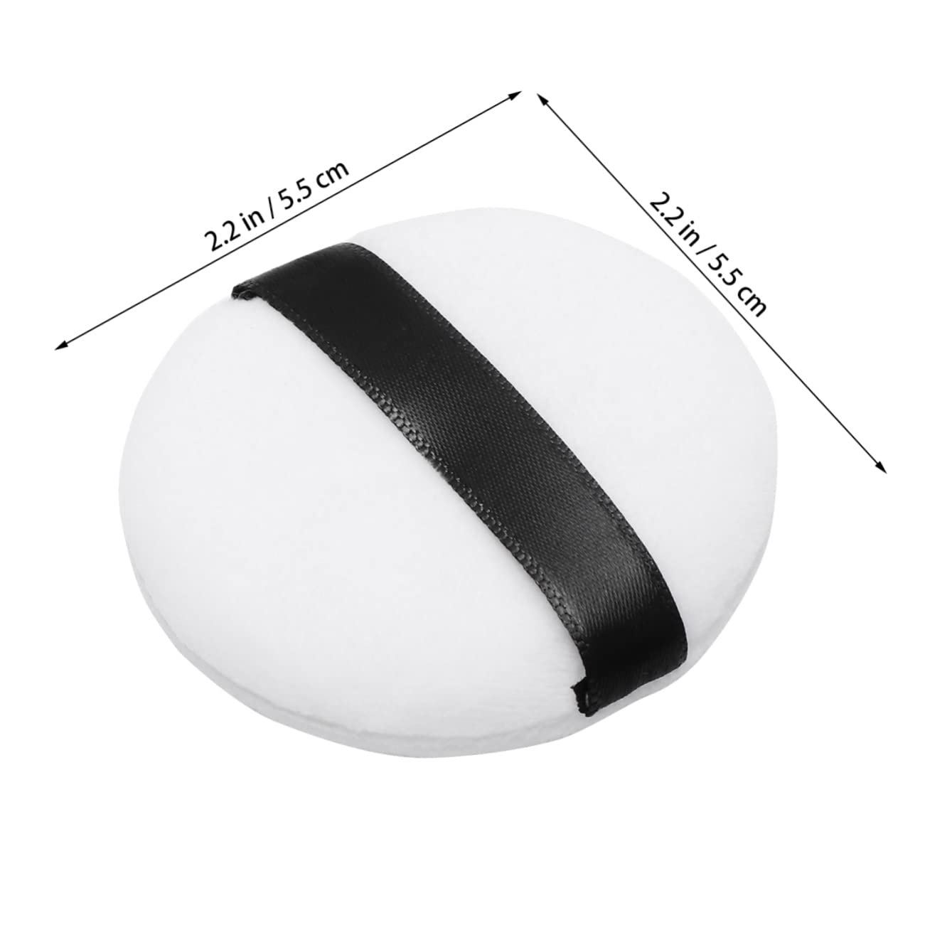 WOFASHPURET Velvet Powder Puffer Fluffy Pure Cotton Makeup Powder Puff Portable for Travel