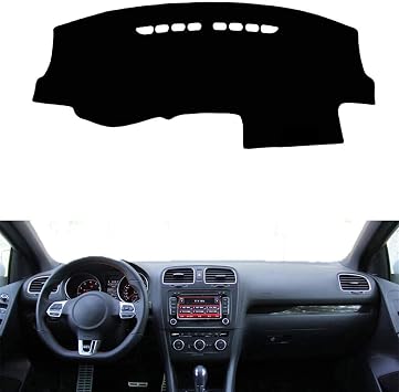 Car Auto Dashboard Cover for Volkswagen VW Golf GTI/Golf R/Golf 6 MK6 2010-2012 Left Hand Drive Dashmat Pad Carpet Dash Mat