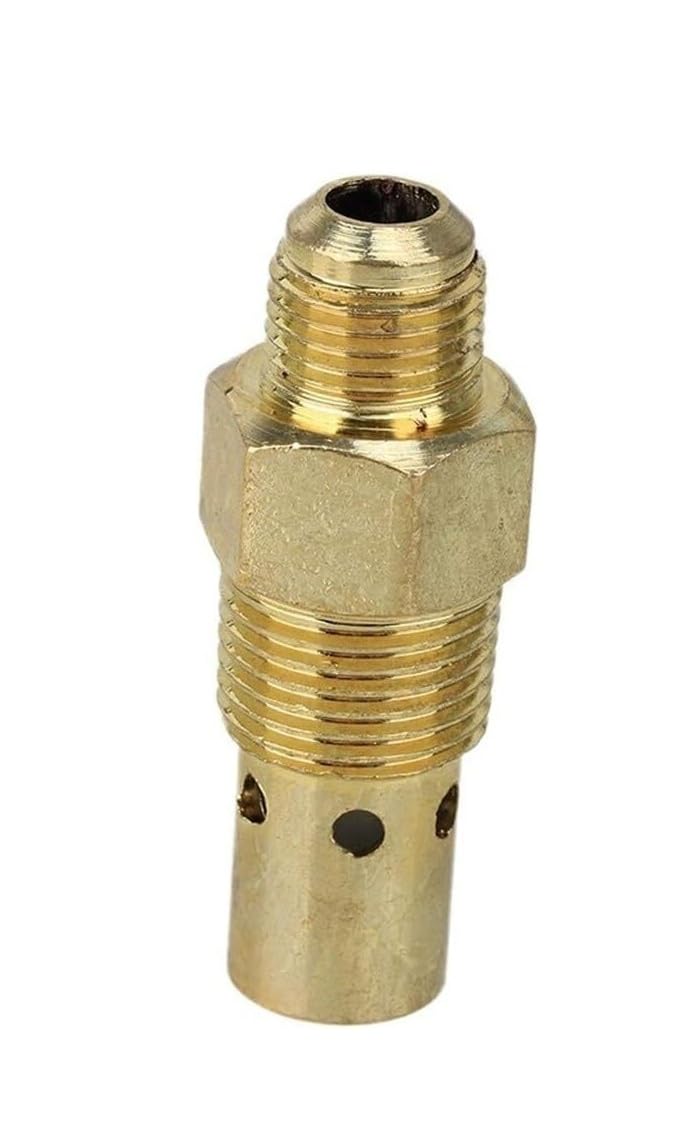 Brass Check Valve 3/8 Inch Male NPT X 1/2 Inch Compression for Gases Compressor Tank - Durable Gases Compressor Accessory,1pc