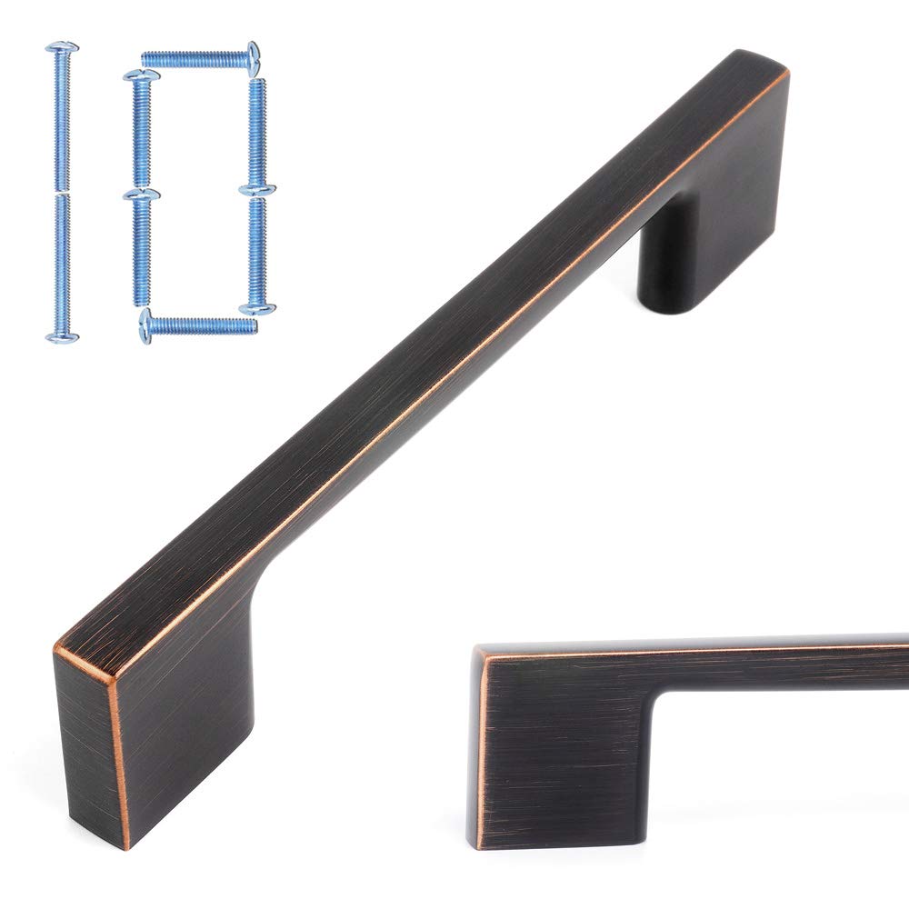 KOOFIZO 10 Pack 3-3/4 in Oil Rubbed Bronze Cabinet Pulls, Drawer Handle P01 — image 1
