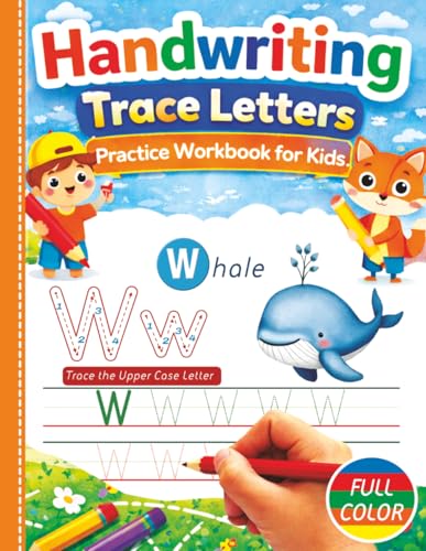 Handwriting Trace Letters Practice Workbook for Kids: Exercises to Prepare for Learning to Write for the First Time for Beginning Children - image 1
