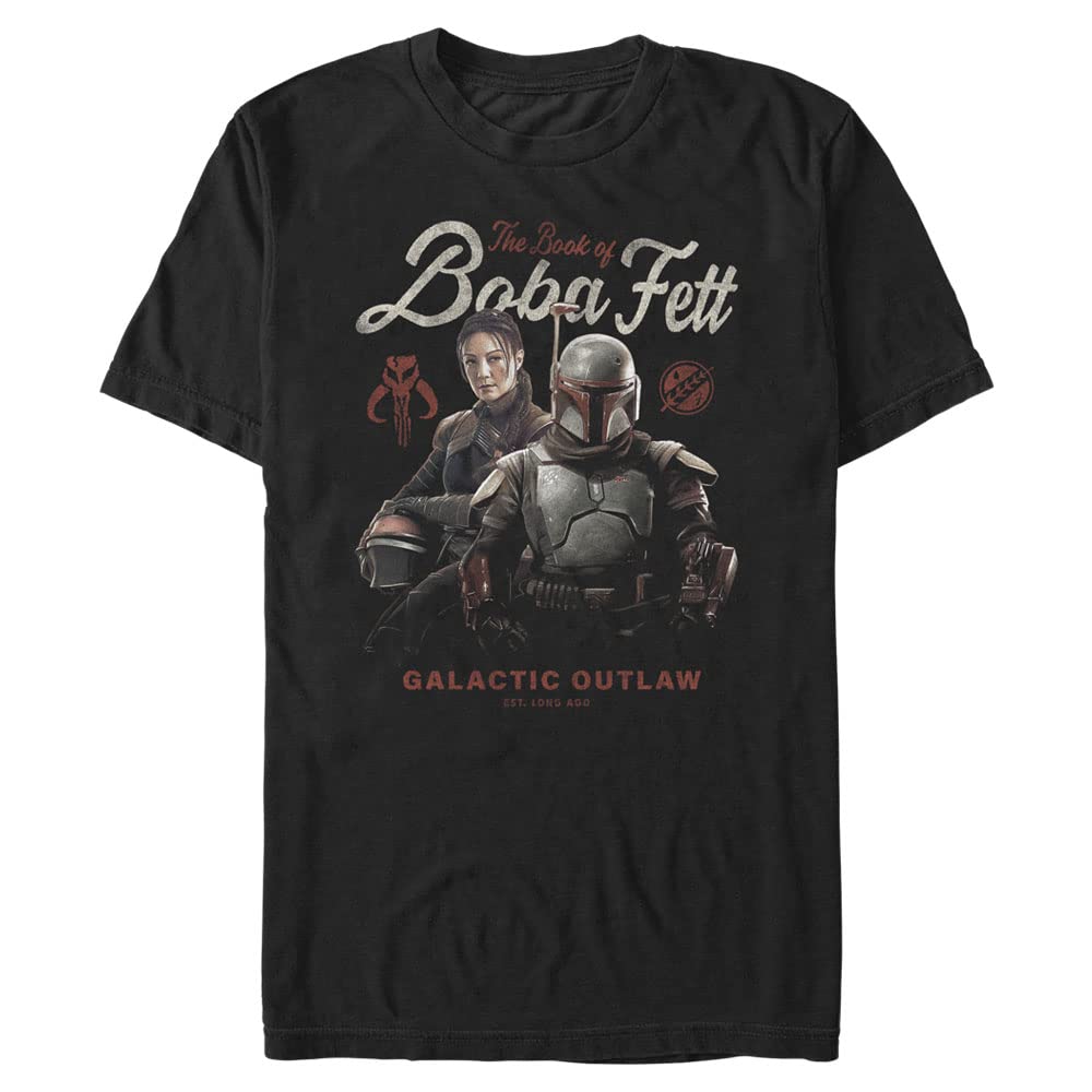 Star Wars Boba Badge T-Shirt Uomo