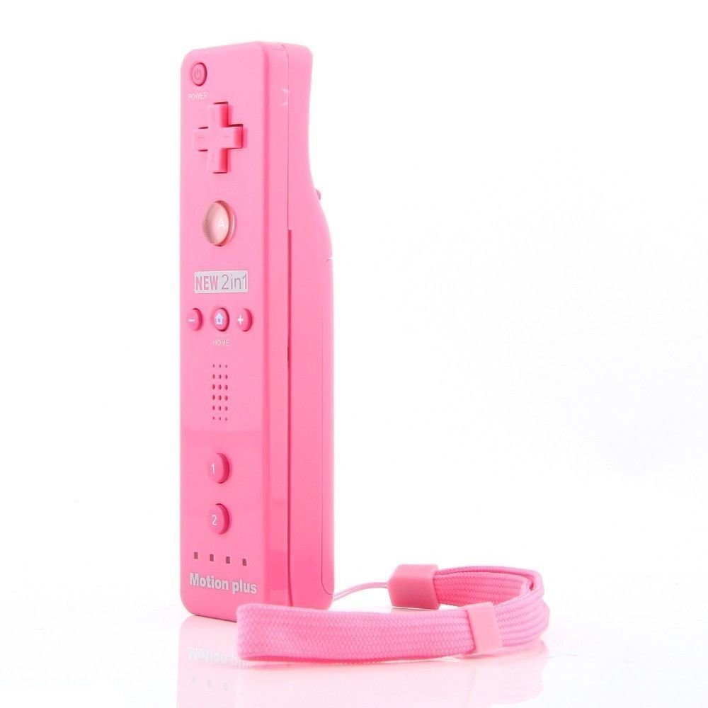 2 en 1 Manette Plus Et Nunchunk pour Nintendo wii- Rose