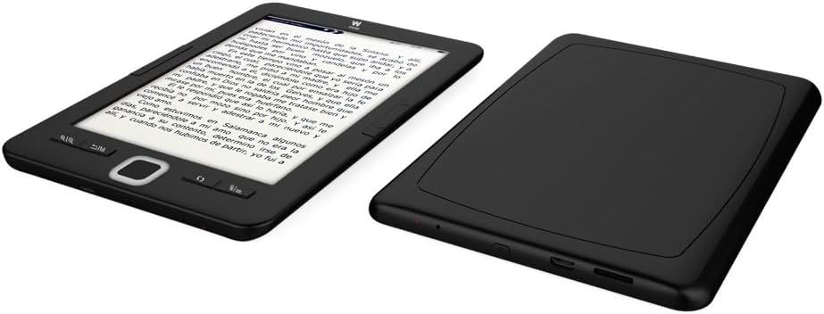 Woxter Scriba 195 (6 Pulgadas) Negro – Lector de Libros Electrónicos, Color Negro 6
