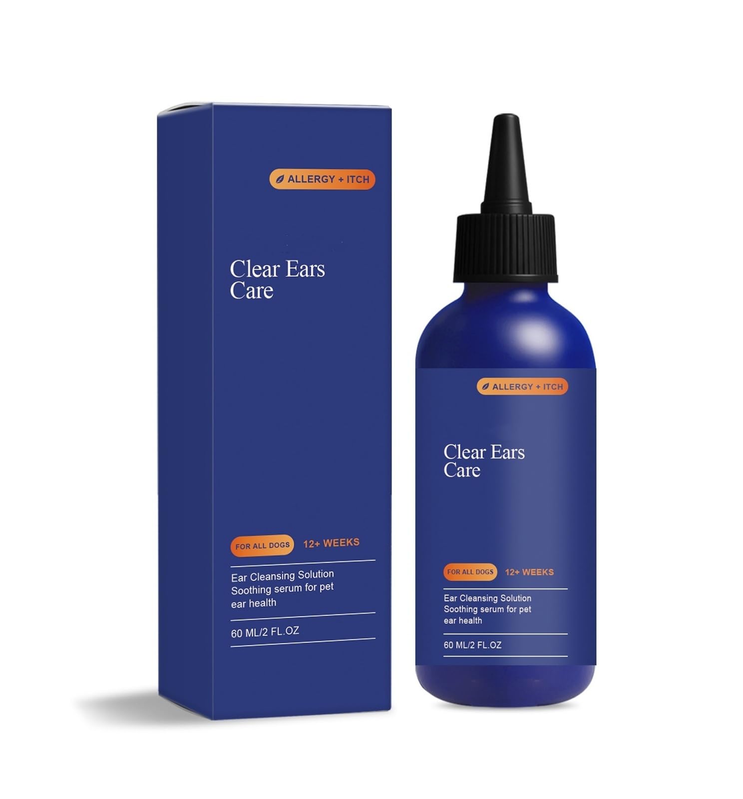 Limpiador De Oídos For Perros 60 Ml, Una Parte Esencial del Cuidado Diario De Las Mascotas(3pcs)