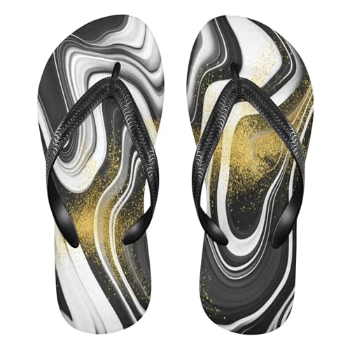 STAYTOP Beautiful Marble Texture Flip Flops Sandals of Men's & Women's,Sandals Beach Slippers Shower Slides
