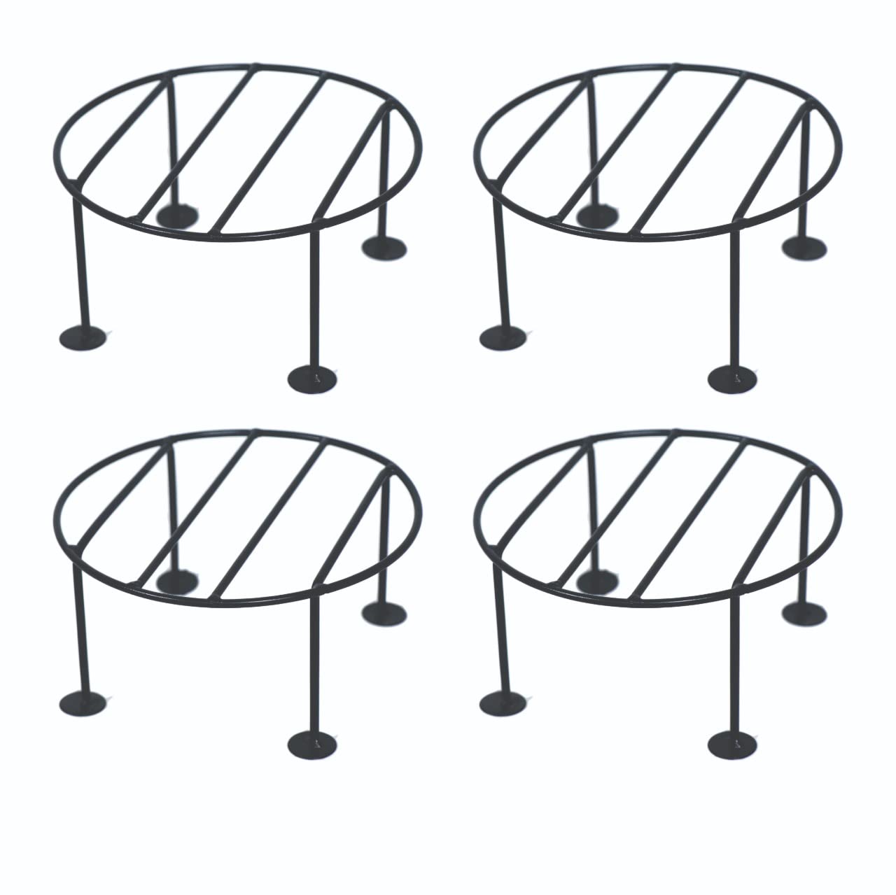 Decor Sense||Metal Planter Stand|| Indoor/Outdoor Flower Pot/Plant Stand for Home Garden Balcony Living Room Decor (Pack of 4) (B0B7CGYV5D) Amazon Price History, Amazon Price Tracker