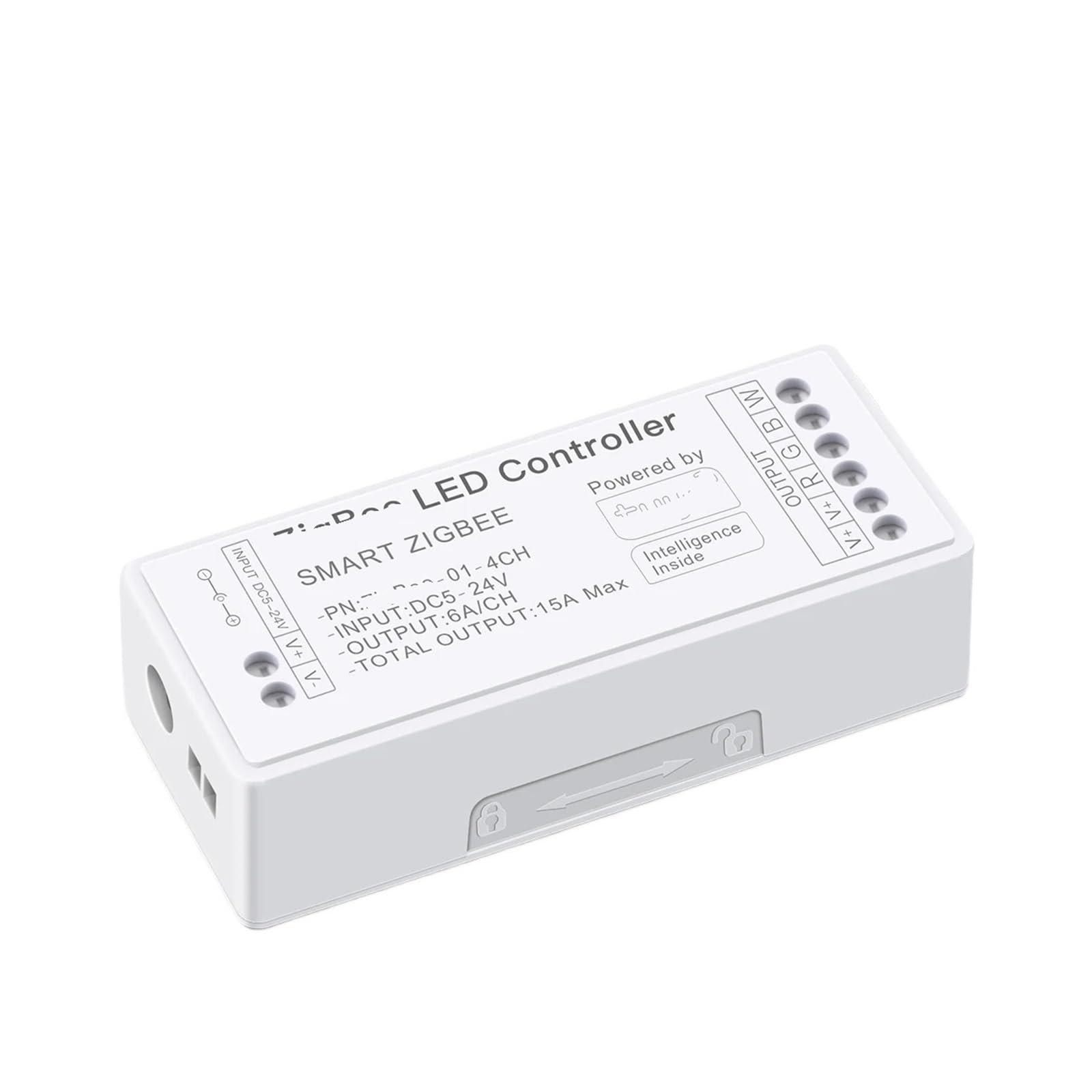 Variateur CCT 3.0 LED RGBW DC5V-24V avec contrôleur vocal pour bande lumineuse