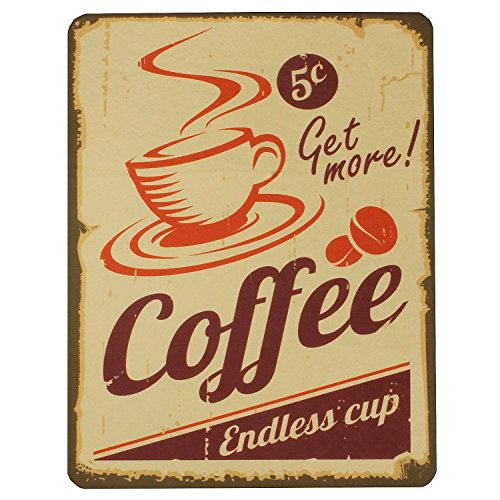 MACOSA PA310 Küchen-Unterlage Endless-Cup Kunststoff 50 x 38,5 x 3 cm Untersetzer für Kaffemaschinen Wasserkocher Küchen-Zubehör Küchengeräte