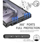 for Samsung Galaxy S24 Ultra Case,Shockproof Dropproof Dustproof Galaxy S24 Ultra Case,Heavy Duty Protection Samsung S24 Ultra Case 6.8 Inch (Black) - Image 5