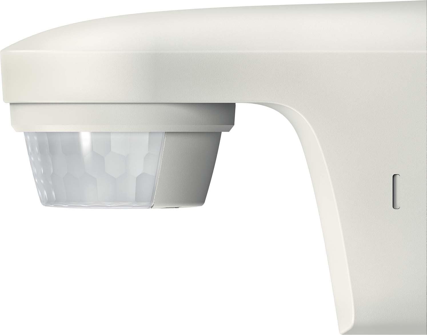 Theben 1010500 theLuxa S150 WH Detector de Movimiento PIR 150° 12 m | 1 s-20 min, 500 W LED, cobertura bajo el detector, medición de luz mixta, cruce por cero, impulso, orientable, IP55, blanco