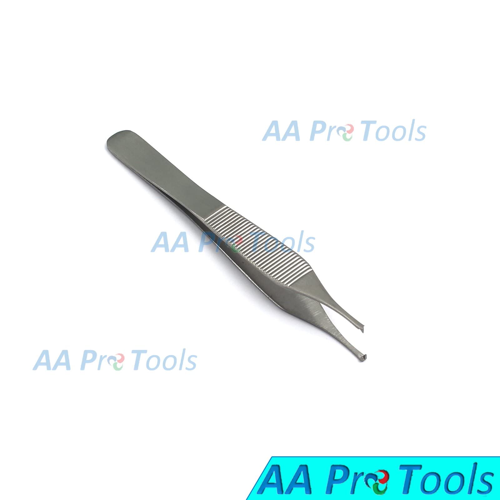 AA PRO ADSON 12CM Serrated TIP 1X2 Rat Tooth KOCHER TWEEZER Dressing FORCEP PLIER Instruments A+ Quality Silver
