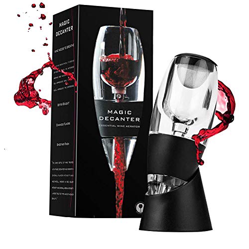 Red Wine Aerator Decanter - Wine Aerator Pourer - Diffuser Decanter with st