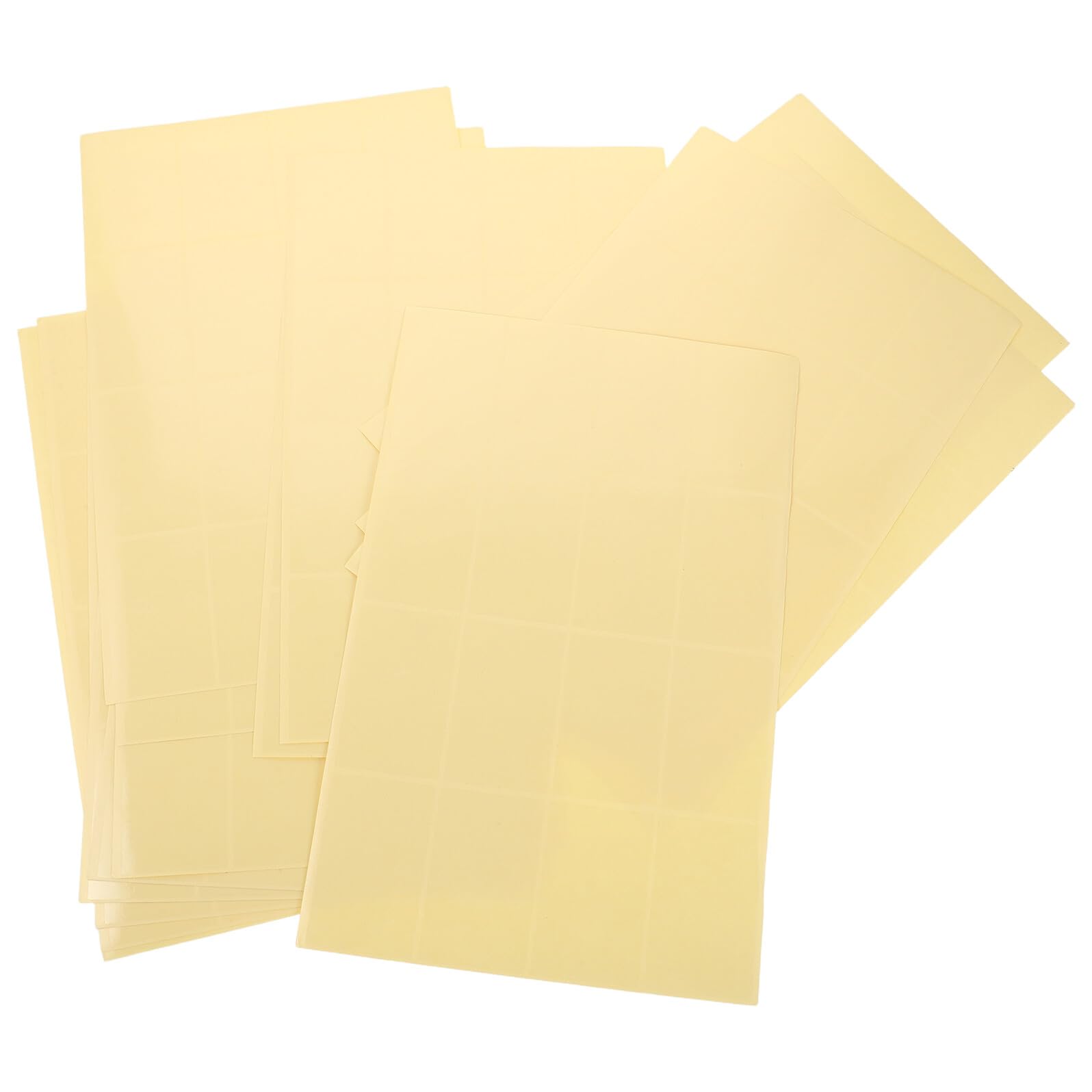 Gatuida 1000 piezas Unidades Etiquetas Adhesivas Transparentes Rectangulares Impermeables para Sellado Cajas Sobres Protección Etiquetas Adhesivas para Paquetería