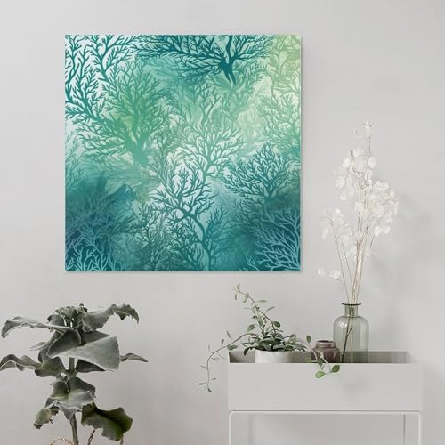 Toile murale abstraite sans cadre pour sublimer un mur vide - 5