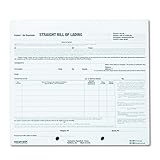 Rediform 44302 Bill of Lading Short Form, 7 x 8 1/2, Four-Part Carbonless, 250 Forms