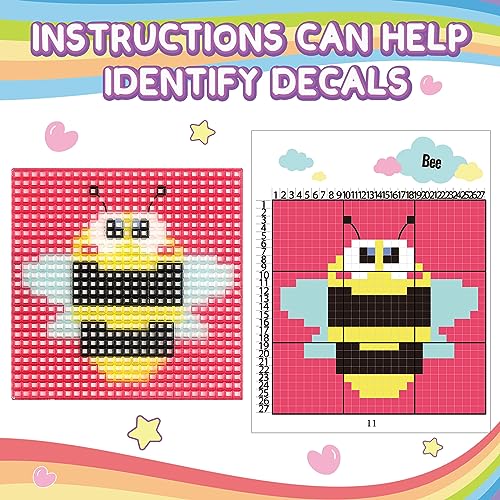 Caydo K-002I 8-In-1 Cross Stitch Kit For Beginners Kids thumb #2
