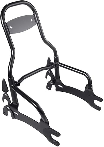 Miniatura 5 de TCT-MT Barra de sissy negra de 14 pulgadas con almohadilla de respaldo para Indian Chief VintageChief Classic 2014-2018 Indian Chief Dark Horse