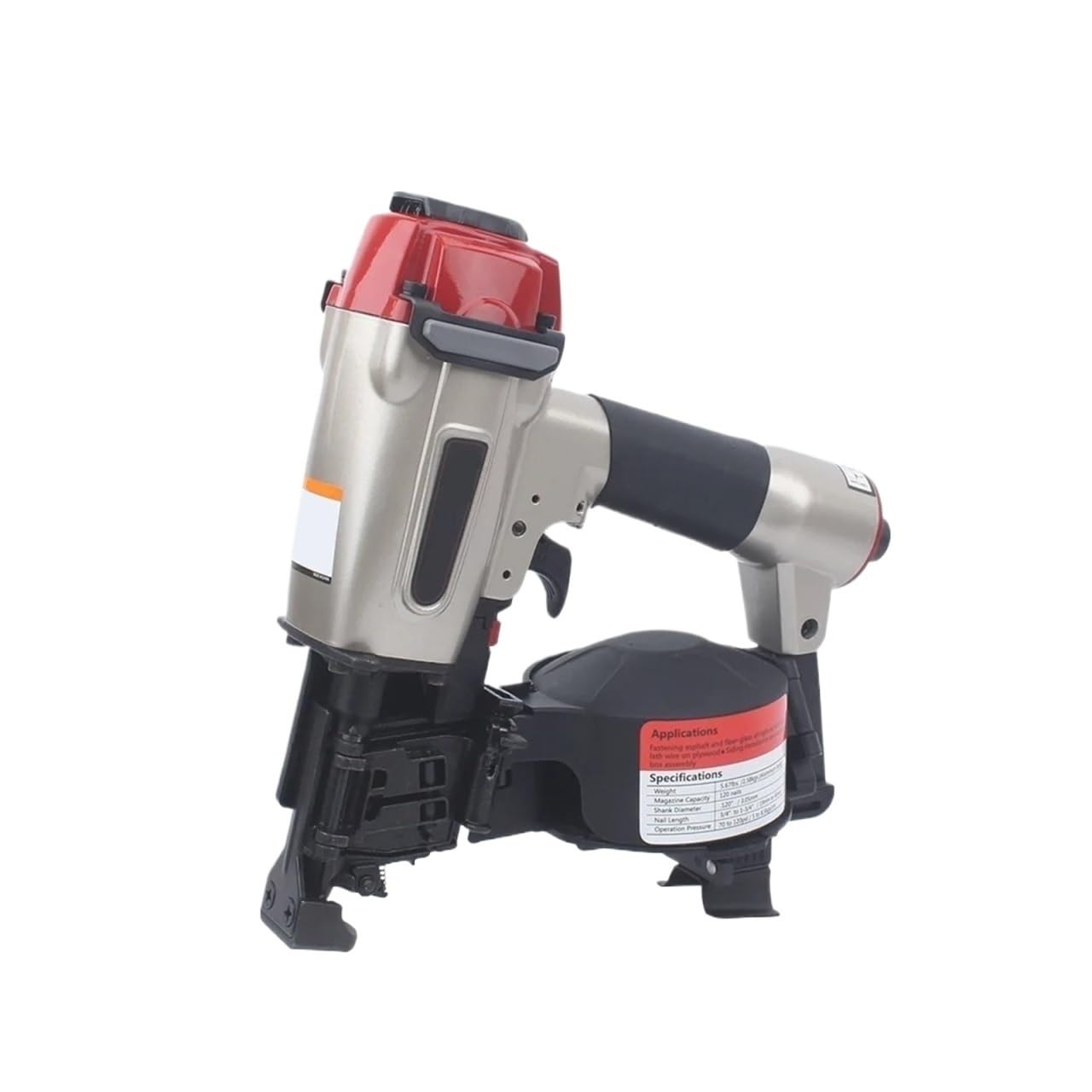 Cucitrice pneumatica per tappezzeria Heavy-Duty Pistola sparachiodi pneumatica a fuoco continuo CN45A Uso della pistola sparachiodi pneumatica da 10,5 mm for pistola sparachiodi con scatola di imballa