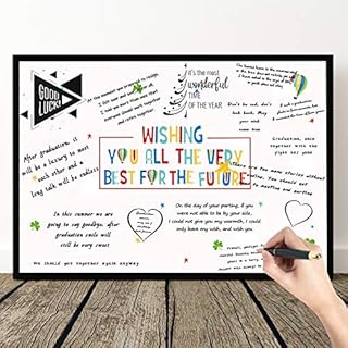 Farewell Party Decoration Large Farewell Card 13.8 x 21.6 inch Jumbo Coworker Goodbye Card Good Luck Office Gaint Greeting Card Guest Poster for Coworker Going Away Party Supplies()