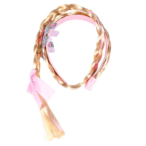 VANZACK MäDchen Haarreif Mit Lange Geflochtene Cosplay PerüCke Aus StrapazierfäHigem Stoff FüR KostüMfeiern Dekorativ Und Bequem