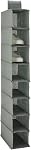 Amazon Basics 8-Tier Organisateur de chaussures de rangement, 29.2 x 14 x 104.1 cm, Gris foncé