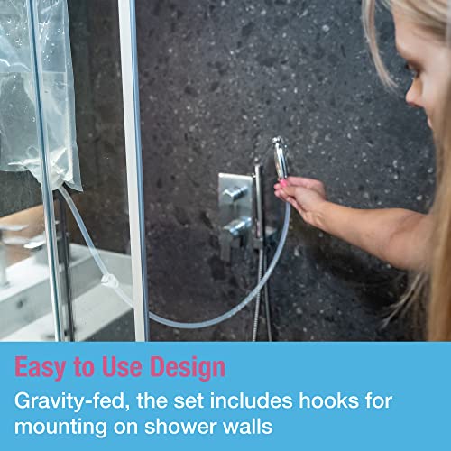 Natural Vaginal Cleanser Wash by Tilcare - Reusable Stainless Steel Douche System for Vaginal Odor and Feminine Hygiene - Water-Based, Chemical-Free Solution