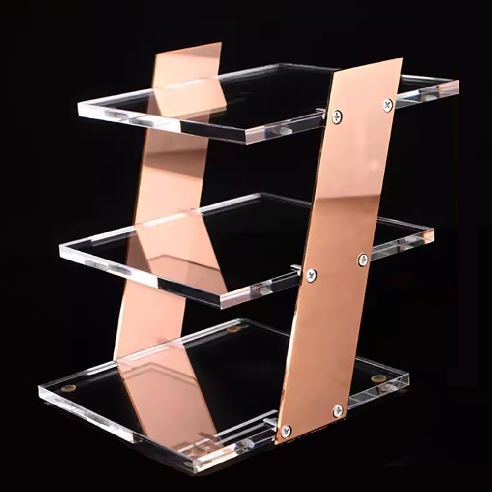 Transparente Acryl -Sonnenbrille Rack, Edelstahlrahmen -Brillen Rack, Herren- Und Frauenbrillen Display Rack, Brillenlagerständer Standbehälter,3rd Floor