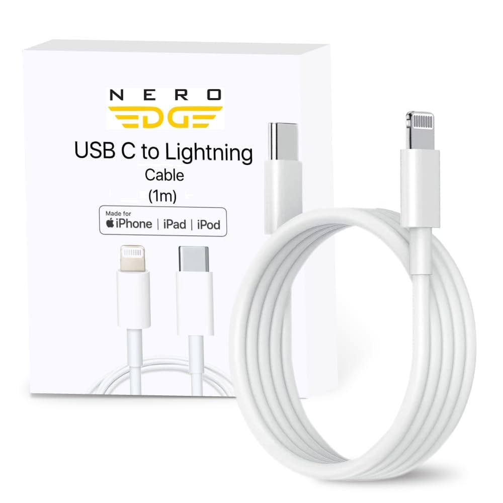 Neroedge Type C To Lightning Mfi Certified 20W Fast Charging Cable Comptable For Iphone Compatible With Iphone 14/13/12/11/X/8 - Fast Sync And Charge With Usb C To Lightning Cable, White (B0C6YF4895) Amazon Price History, Amazon Price Tracker