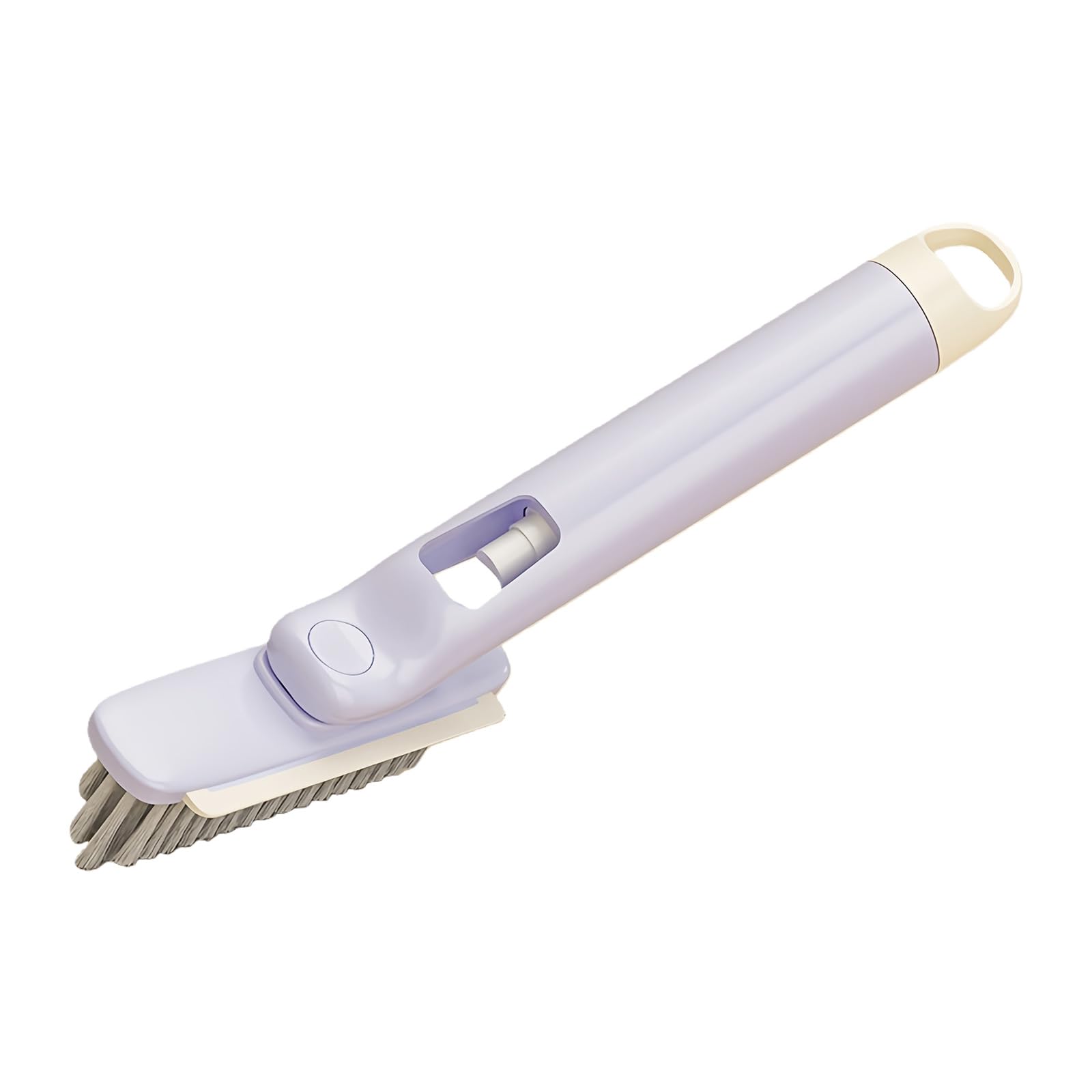 Lerpwige MultiPurpose Rotating Brush with Sprays and Hard Bristles for Deeply Cleaning Tiles Grout for Various Home Cleaning Task Rotating Scrub Brush for Stubborn