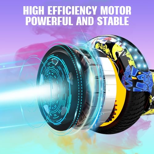 GeekMe Hoverboards mit Sitz, Hoverboards Hoverkart,Hoverboards Go-Kart mit Bluetooth-Lautsprecher LED-Leuchten, Geschenk f&uuml;r Kinder Jugendliche Erwachsen