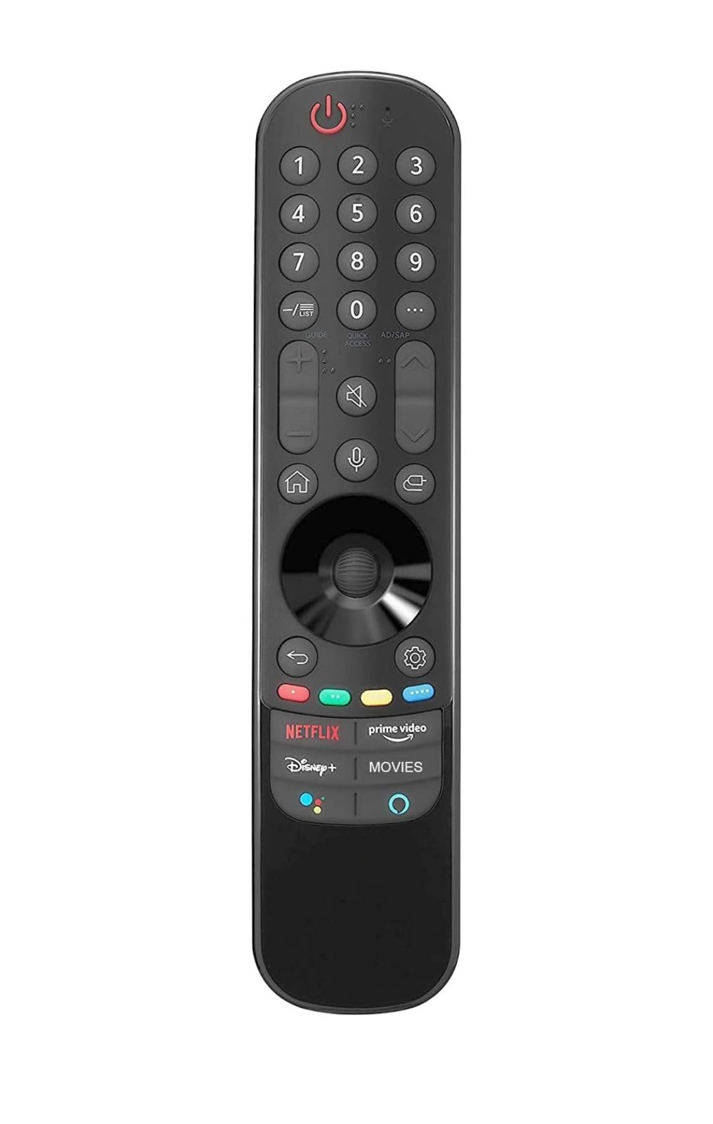 MIRACLES IN HAND® Voice Remote Compatible with LG Magic Remote Control MR21GA (Google Assistant Working) (Pairing Must!)