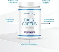 Vista 5 de REVIVE MD Superalimento en polvo verde diario (bayas frescas), polvo Supergreens para apoyar los niveles de energía, jugo verde que mejora