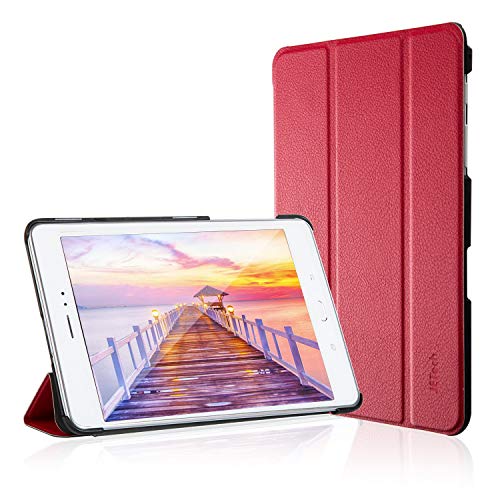 JETech Case for Samsung Galaxy Tab A 8.0 inch 2015 Model Tablet (NOT for 2017 Model), Smart Cover with Auto Sleep/Wake Feature (Red)