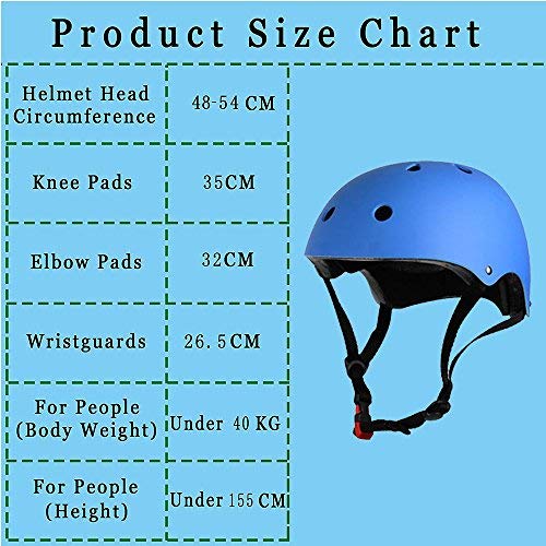 JIFAR Adjustable Helmet for Youth Kids Toddler Boys Girls,Protective Gear with Elbow Knee Wrist Pads for Multi-Sports Skateboarding Bike Riding Hiking Scooter Inline skatings Longboard Roller Skate