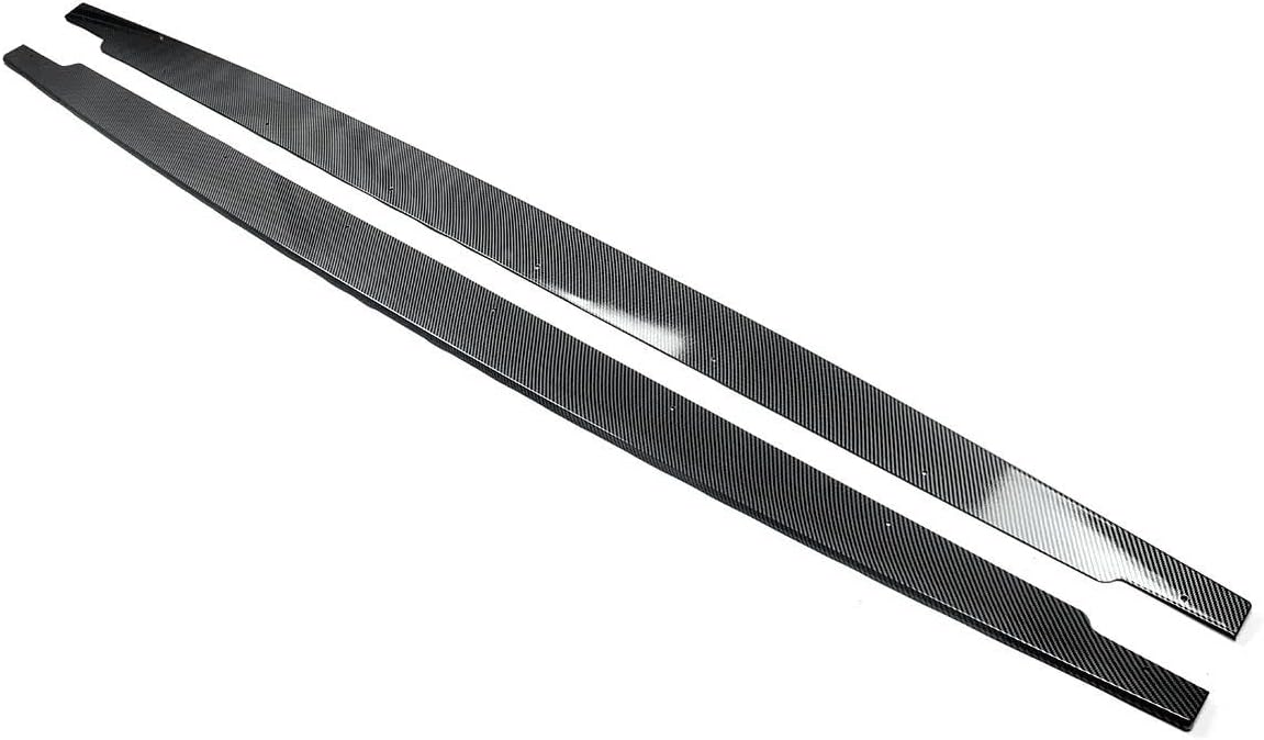 Side Skirts Spoiler Body Kit For Bmw E90 E92 E93 For M3 2005 2006 2007 2008-2013 Side Skirt Bumper Extension Panel Splitters Diffuser Bodykits(Carbon look)