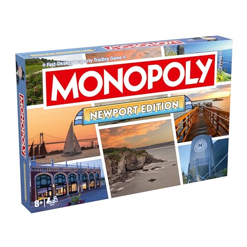 Monopoly Newport Edition juego de mesa para 2-6 jugadores miniatura 1