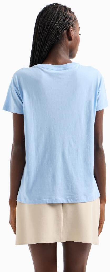 Armani Exchange Womens Milano Edition Cotton Crewneck Tee - Image 5