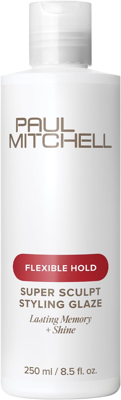 Super Sculpt Styling Glaze, Flexible Hold, Lasting Memory + Shine, For All Hair Types