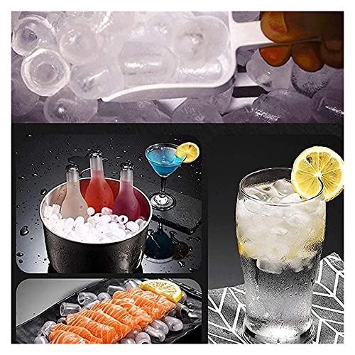 Máquina de cubitos de hielo portátil 16KG/24H auto limpieza miniatura 6