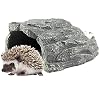 Fikujap Hibernation Hostel for Hedgehog, Hedgehog House Winter Festival with Floor Resin Hedgehotel Moisture-Resistant Hedgehog Sleeping House Waterproof Hedgehog Kit Easy to Clean, 19×20.5x9cmm